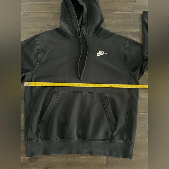 MENS NIKE BLACK HOODIE - Picture 3 of 5